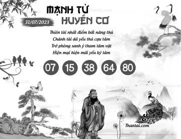 MẠNH TỬ HUYỀN CƠ 31/07/2023