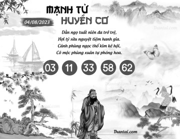 MẠNH TỬ HUYỀN CƠ 04/08/2023