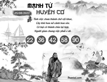 MẠNH TỬ HUYỀN CƠ 05/08/2023