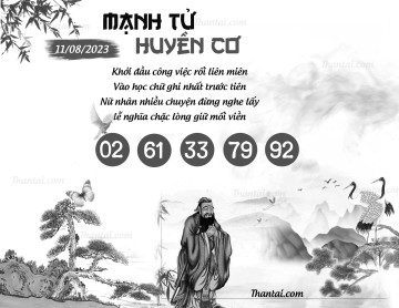 MẠNH TỬ HUYỀN CƠ 11/08/2023