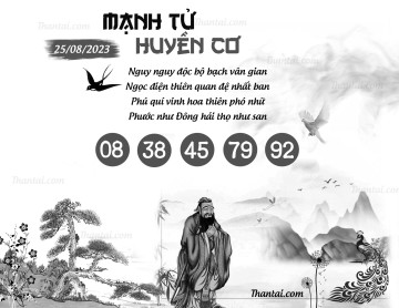 MẠNH TỬ HUYỀN CƠ 25/08/2023