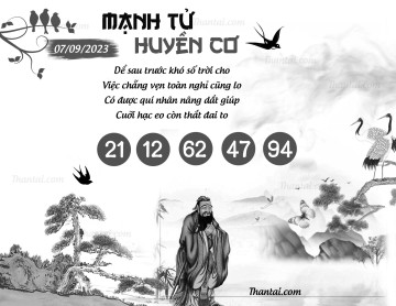 MẠNH TỬ HUYỀN CƠ 07/09/2023