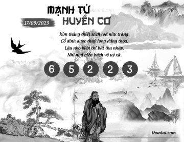 MẠNH TỬ HUYỀN CƠ 17/09/2023