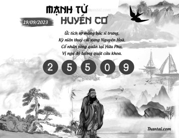 MẠNH TỬ HUYỀN CƠ 19/09/2023