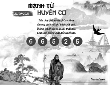 MẠNH TỬ HUYỀN CƠ 21/09/2023