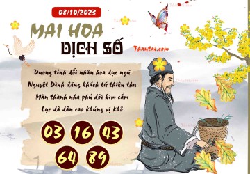 Mai Hoa Dịch Số 08/10/2023