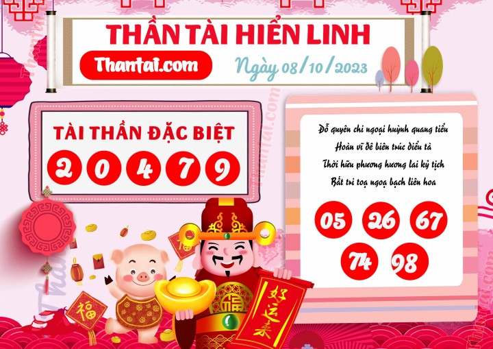 THẦN TÀI HIỂN LINH 23/09/2023