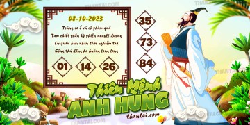 THIÊN MỆNH ANH HÙNG 08/10/2023