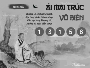 ÁI MAI TRÚC VÔ BIÊN 25/10/2023