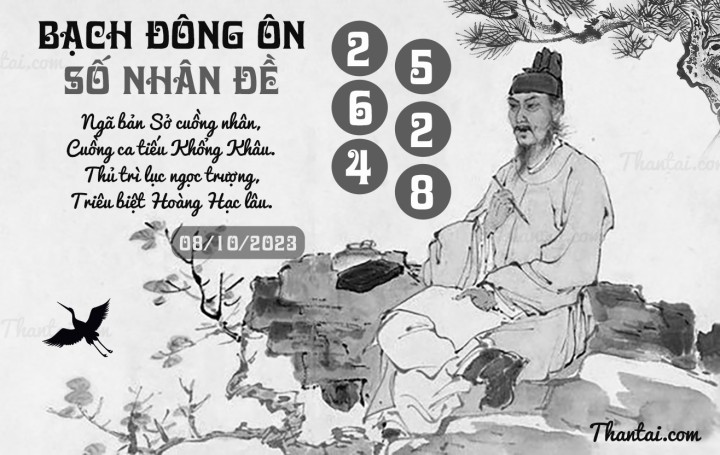 BẠCH ĐÔNG ÔN 23/09/2023