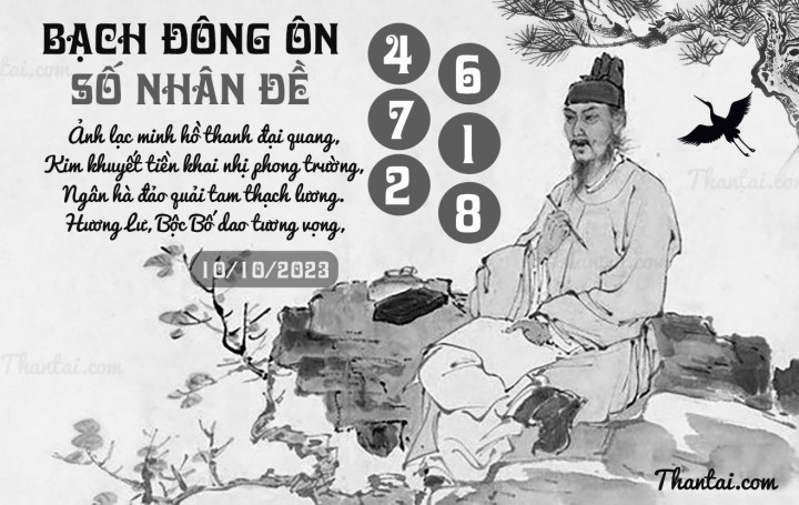 BẠCH ĐÔNG ÔN 25/09/2023
