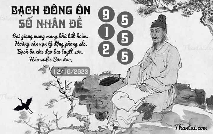 BẠCH ĐÔNG ÔN 27/09/2023