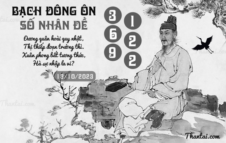 BẠCH ĐÔNG ÔN 28/09/2023