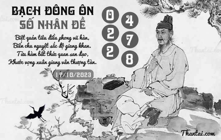 BẠCH ĐÔNG ÔN 02/10/2023