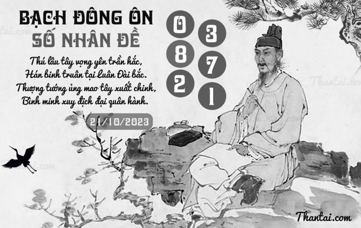 BẠCH ĐÔNG ÔN 06/10/2023