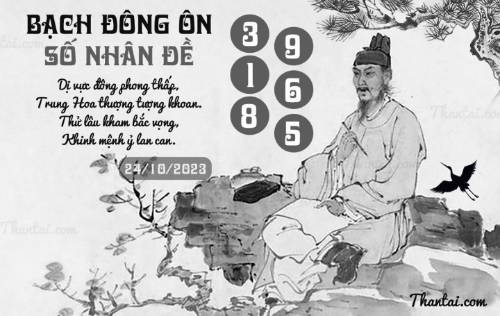 BẠCH ĐÔNG ÔN 09/10/2023