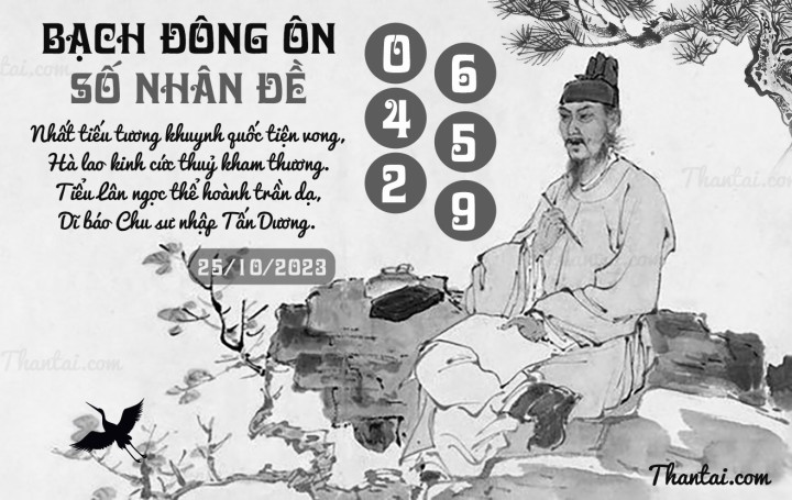 BẠCH ĐÔNG ÔN 10/10/2023