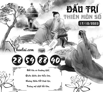 ĐẤU TRÍ THIÊN MÔN SỐ 17/10/2023