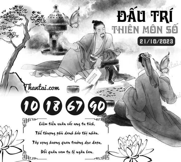 ĐẤU TRÍ THIÊN MÔN SỐ 06/10/2023