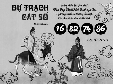 DỰ TRẠCH CÁT SỐ 08/10/2023