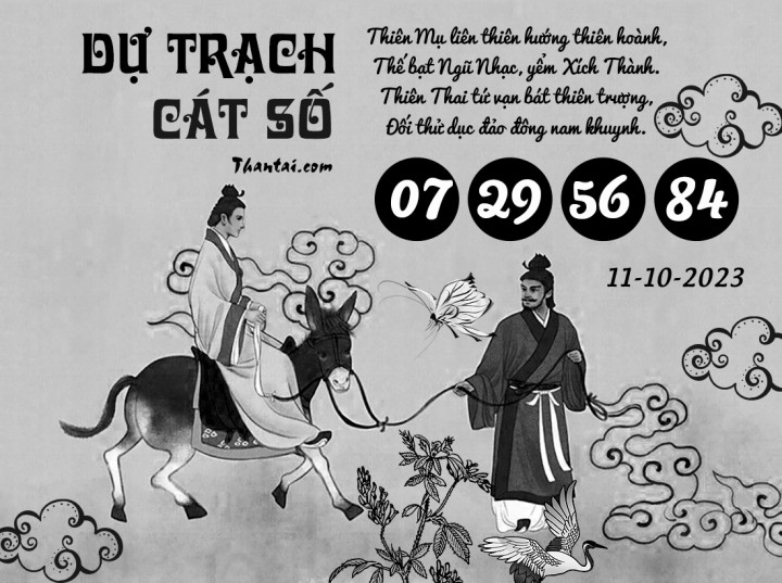 DỰ TRẠCH CÁT SỐ 26/09/2023