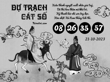 DỰ TRẠCH CÁT SỐ 21/10/2023