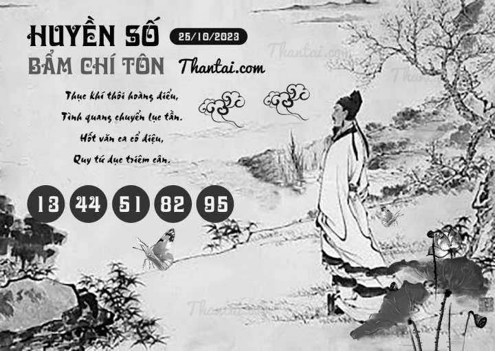 HUYỀN SỐ BẨM CHÍ TÔN 10/10/2023