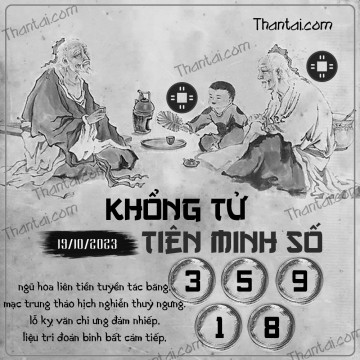 KHỔNG TỬ TIÊN MINH SỐ 19/10/2023