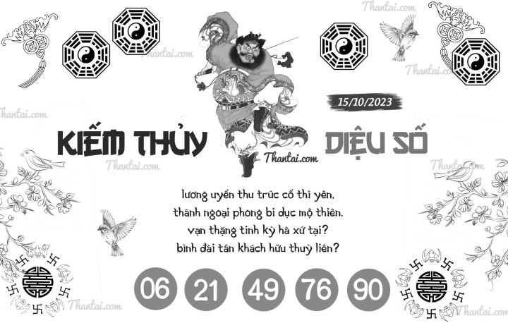 KIẾM THỦY DIỆU SỐ 30/09/2023