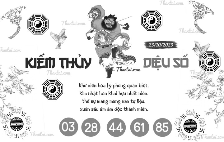 KIẾM THỦY DIỆU SỐ 08/10/2023