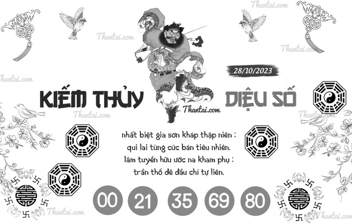 KIẾM THỦY DIỆU SỐ 13/10/2023