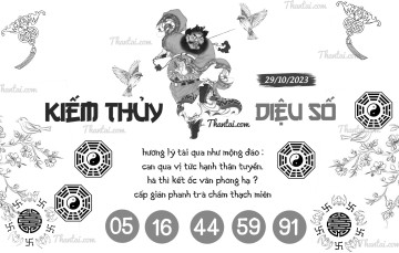 KIẾM THỦY DIỆU SỐ 29/10/2023