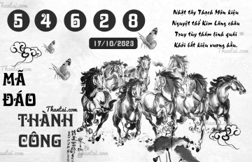 MÃ ĐÁO THÀNH CÔNG 17/10/2023