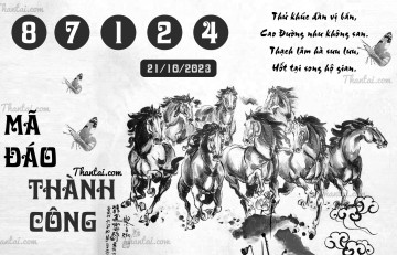 MÃ ĐÁO THÀNH CÔNG 21/10/2023