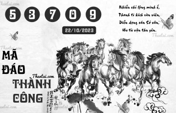 MÃ ĐÁO THÀNH CÔNG 22/10/2023