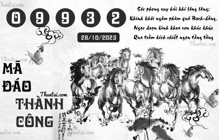 MÃ ĐÁO THÀNH CÔNG 13/10/2023