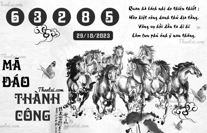 MÃ ĐÁO THÀNH CÔNG 14/10/2023