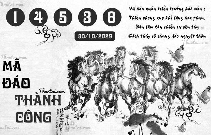 MÃ ĐÁO THÀNH CÔNG 15/10/2023