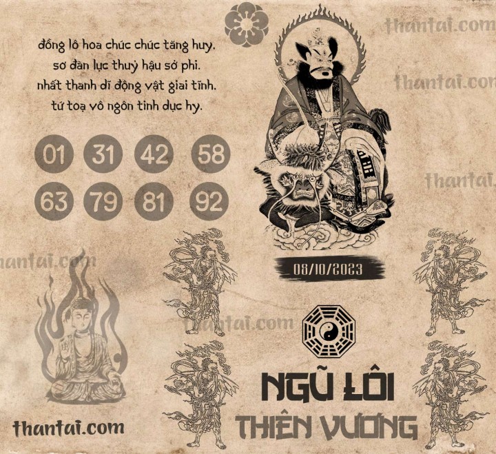 NGŨ LÔI THIÊN VƯƠNG 23/09/2023