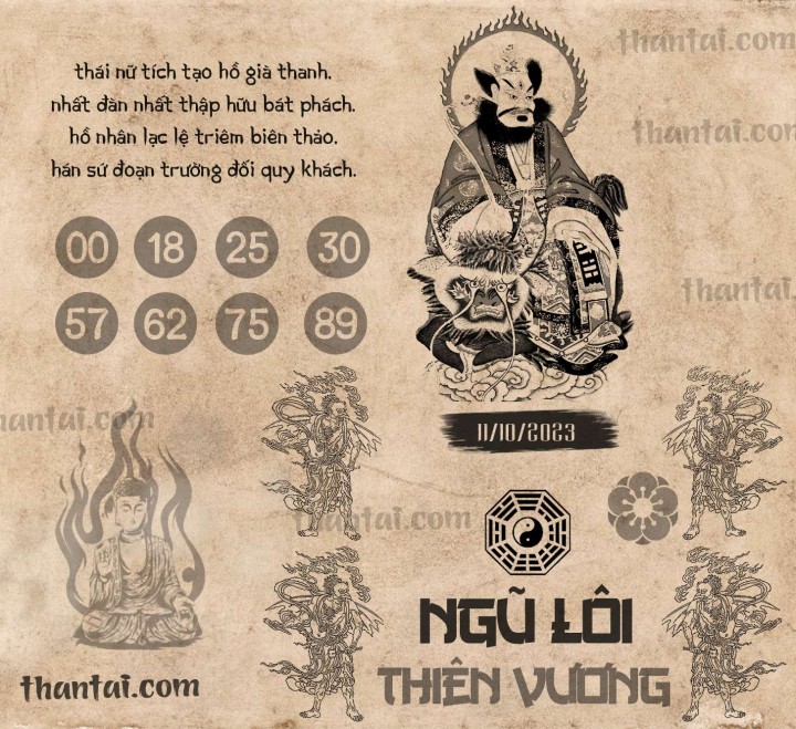 NGŨ LÔI THIÊN VƯƠNG 26/09/2023