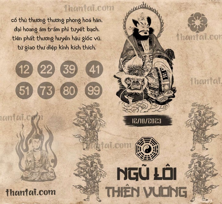 NGŨ LÔI THIÊN VƯƠNG 27/09/2023