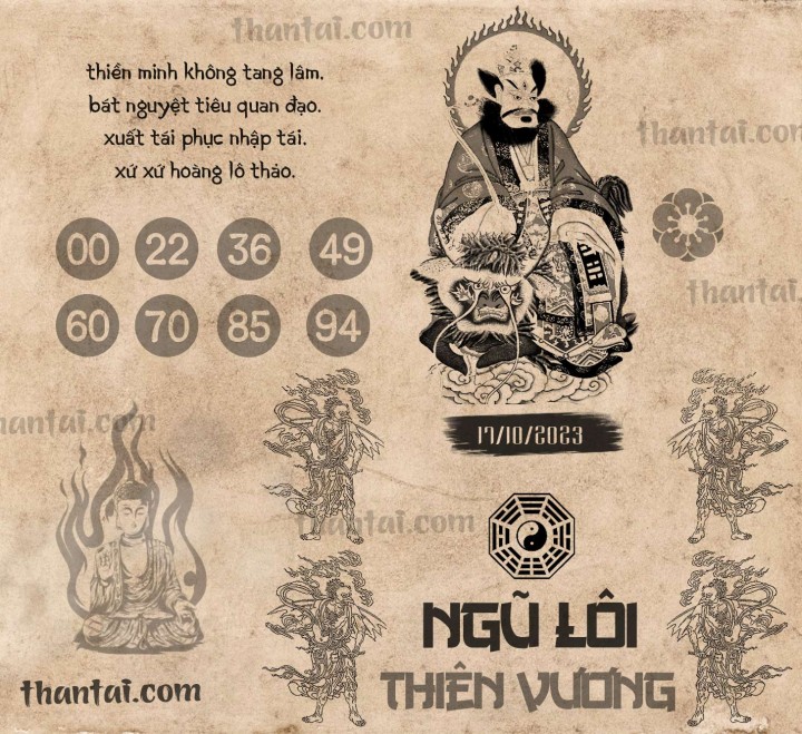 NGŨ LÔI THIÊN VƯƠNG 02/10/2023
