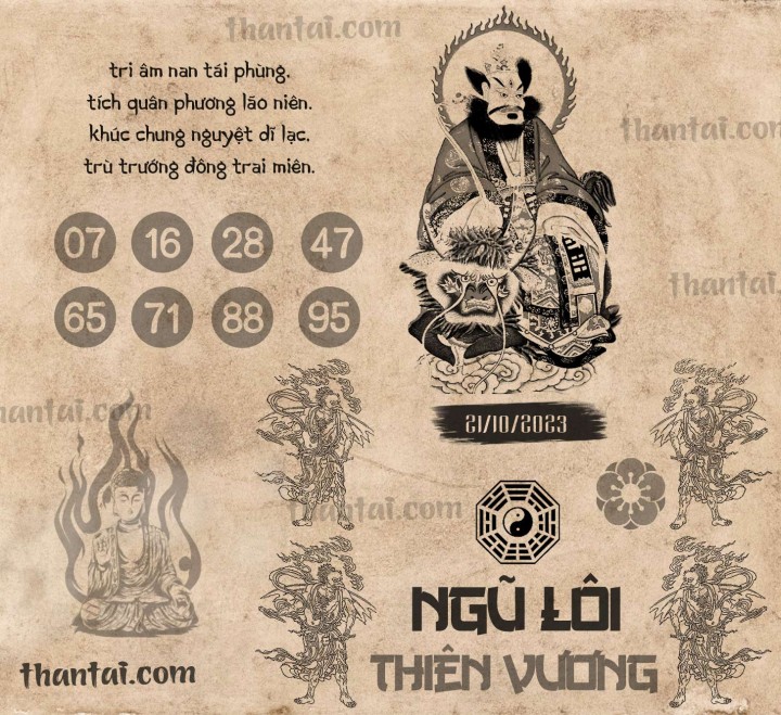 NGŨ LÔI THIÊN VƯƠNG 06/10/2023