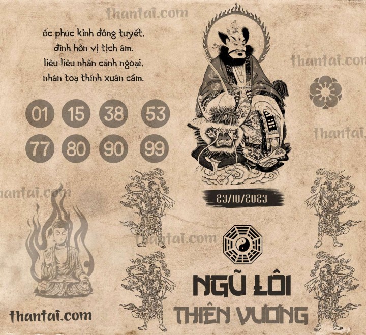 NGŨ LÔI THIÊN VƯƠNG 08/10/2023