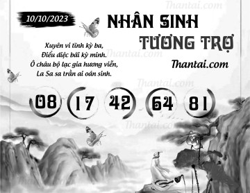 NHÂN SINH TƯƠNG TRỢ 10/10/2023