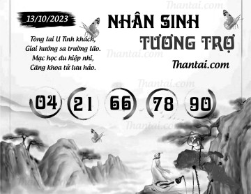 NHÂN SINH TƯƠNG TRỢ 13/10/2023