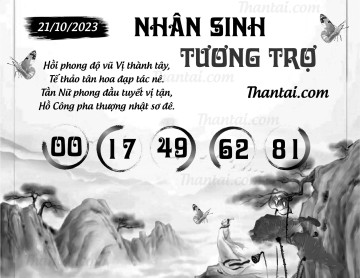 NHÂN SINH TƯƠNG TRỢ 21/10/2023