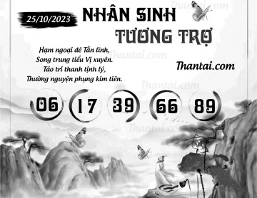 NHÂN SINH TƯƠNG TRỢ 25/10/2023