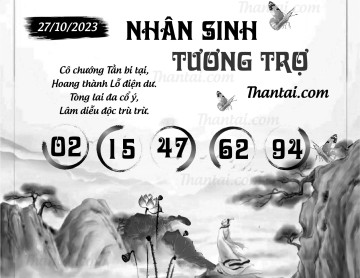 NHÂN SINH TƯƠNG TRỢ 27/10/2023