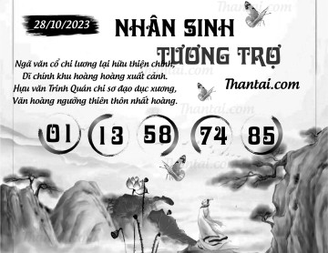 NHÂN SINH TƯƠNG TRỢ 28/10/2023